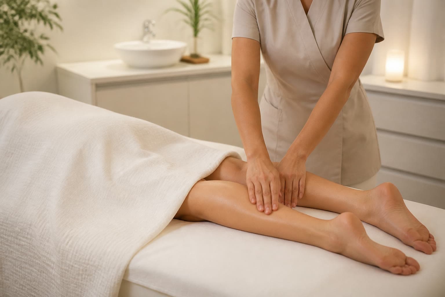 Atendimento de estética corporal no Harmonia